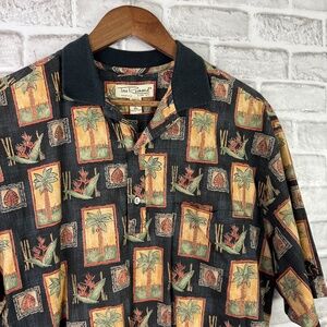 Tori Richard Multicolor Tropical Print Polo Shirt